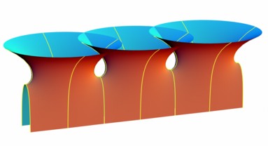 The conjugate of the half twisted Scherk surface